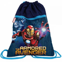 PASO Avengers - Bosszúállók zsinóros hátizsák, tornazsák - The Armored Avenger (AIN-713)