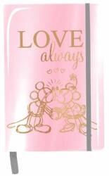 Paso Minnie Mouse tükör hatású gumis napló - A5 - Love always (DIOQ-3685) (DIOQ-3685)