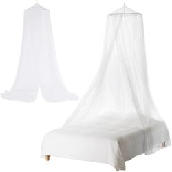Verk Group Szúnyoghálós baldachin ágy fölé, fehér, 220x360 cm