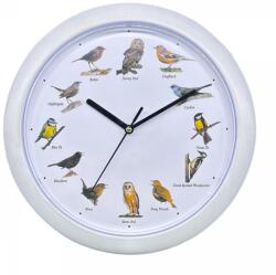  Herzberg európai madárdalos óra - fehér (HG-03725)