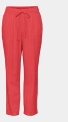 VERO MODA Pantaloni din material Jesmilo 10279691 Roșu Regular Fit