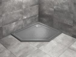 Radaway Cadita de dus pentagonala, acrilica cu aspect de piatra, Radaway Doros PT E Stone Anthracite SDRPT1090-01-64SL (SDRPT1090-01-64SL)