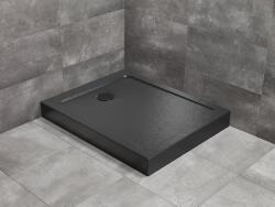 Radaway Cadita de dus dreptunghiulara, acrilica cu aspect de piatra, Radaway Doros F Compact Stone Black SDRFP1590-05-54S (SDRFP1590-05-54S)