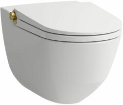 Laufen CLEANET RIVA Bidés WC, rimless, fali, mélyöblítésű, perem nélküli, ülőkével Fehér H8206914010001 (H8206914010001)