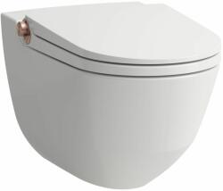 Laufen CLEANET RIVA Bidés WC, rimless, fali, mélyöblítésű, perem nélküli, ülőkével Fehér H8206917640001 (H8206917640001)