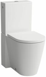 Laufen Kartell LAUFEN Álló kombi-WC, perem nélküli, mélyöblítésű, öblítő perem nélkül Matt Fehér H8243377572311 (H8243377572311)