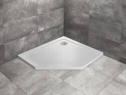 Radaway Cadita de dus pentagonala, acrilica cu aspect de piatra, Radaway Doros PT E Stone White SDRPT1090-01-04SL (SDRPT1090-01-04SL)