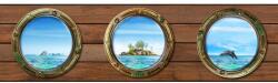4-Home Bordură autoadezivă Insulă, 500 x 14 cm