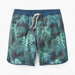  VIVVA® Férfi fürdőnadrág, L-es méretű háló nélküli fürdőruha, nyári férfi nadrág, vízlepergető rövidnadrág, dzsungel színű úszónadrág (1 darab) | TOGGIES
