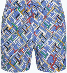 Tommy Hilfiger Férfi úszónadrág Tommy Hilfiger SF Medium Drawstring Print multi monogram blue spell