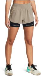 Under Armour Project Rock Női sport rövidnadrág Under Armour PJT RCK FLEX SHORT W barna 1380188-203 - S