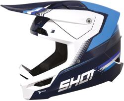 Shot Motocross Casca Shot Race Tracer alb-albastru (SHOA08-21B1-E01)