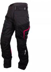 RSA Pantaloni moto pentru femei RSA Bolt negru, alb i roz pentru motociclete RSA Bolt (RSALABOLTBWHP)
