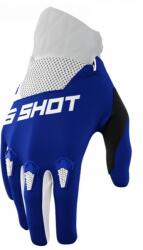 Shot Mănuși de motocross pentru copii Shot Devo alb și albastru výprodej lichidare (SHOA09-13C9-A01)