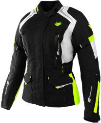 RSA Jachetă de motocicletă pentru femei RSA EXO 2 negru-cenuiu-galben-fluo (RSAEXO2BGFYD)