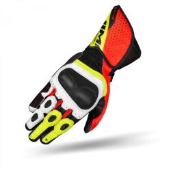 Shima Mănuși pentru motociclete Shima ST-3 negru-alb-roșu-galben-fluo (MSHIST-3FLUO)