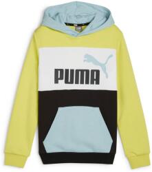 PUMA Gyerek szabadidős cipzár nélküli pulcsi Puma ESS BLOCK HOODIE TR K kék 679718-22 - 176