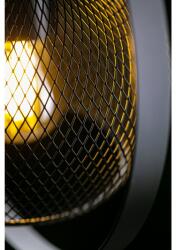 GTV Lampa tavan - Ceiling fixture XALIS 1, 7214, AC220-240V, 50/60Hz, 1*E27, IP20, Diameter 30 CM, single, black (OS-XAL1-10-DEC)