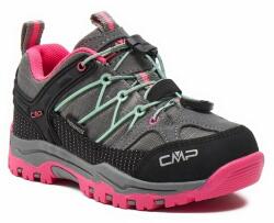 CMP Bakancs CMP Kids Rigel Low Trekking Wp 3Q54554 Cemento-Pink Fluo 35YN 33