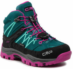 CMP Bakancs CMP Kids Rigel Mid Trekking Shoes Wp 3Q12944 Lake/Pink Fluo 26EL 35