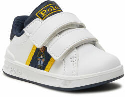 Ralph Lauren Sneakers Polo Ralph Lauren RL00206110 T White Smooth/Navy/Yellow W/ Preppy Bear Mens