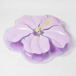 SUNNYLiFE felfújható matrac Luxe - Hibiscus Pastel Lilac (S41LXFLIL)