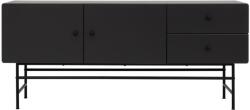 Tenzo Matt fekete lakkozott komód Tenzo Koktél 157, 8 x 41, 5 cm (9004944066)