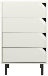 Tenzo Matt fehér lakkozott komód Tenzo Sarok 60 x 43 cm (9007011072)