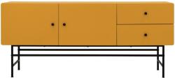 Tenzo Matt mustársárga lakkozott komód Tenzo Koktél 157, 8 x 41, 5 cm (9004944029)