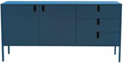 Tenzo Matt petróleumkékre lakkozott komód Tenzo Uno 171 x 46 cm (9008555023)