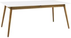 Tenzo Matt fehérre lakkozott összecsukható étkezőasztal Tenzo Pont 180/240 x 90 cm (9001682001)