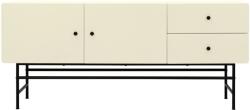 Tenzo Matt fehér lakkozott komód Tenzo Koktél 157, 8 x 41, 5 cm (9004944008)