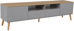 Tenzo Matt szürke lakkozott TV-asztal Tenzo Pont 192 x 43 cm (9001665612)