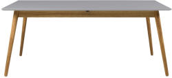 Tenzo Matt szürke lakkozott összecsukható étkezőasztal Tenzo Pont 160-205 x 90 cm (9001681012)