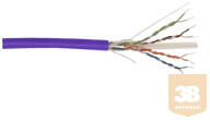 ASSMANN CAT 6 F-UTPfali kábel AWG 23/1 LSZH-1, lila (DK-1623-VH-305_LN)