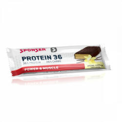 Sponser Protein 36 fehérjeszelet 50g, vanília