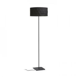  CORTINA/JAKARANDA állólámpa fekete/fekete textil/fém 230V LED E27 15W (R14072) - ledfiller