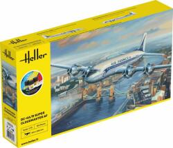 Heller STARTER KIT DC6 Super Cloudmaster AF 1: 72 (56315)