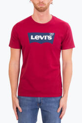 Levi's Tricou barbati din bumbac cu imprimeu cu logo visiniu (FI-22491_ROSSO_1190_L)