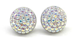 HÉRA bedugós fülbevaló - 14 mm (AB színjátszós) (202104053)