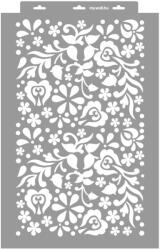 MyWall Magyar 02 stencil - 3D - 38x60 cm maxi 2