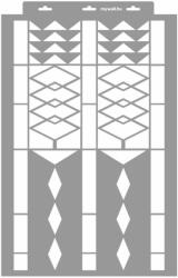 MyWall Artdeco 01 stencil - 3D - 38x60 cm maxi 2