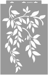MyWall Kis leveles ágak stencil - 3D - 38x60 cm maxi 2