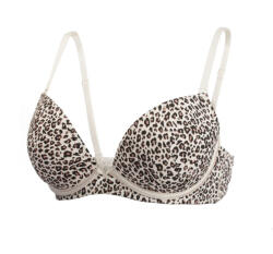 Lemila Sutien cu cupe si push-up, model animal print