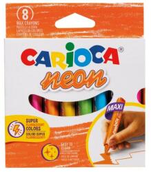 CARIOCA Creioane cerate Carioca Jumbo Neon, 8 culori/set