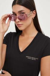 Giorgio Armani pamut póló fekete - fekete XS - answear - 14 990 Ft
