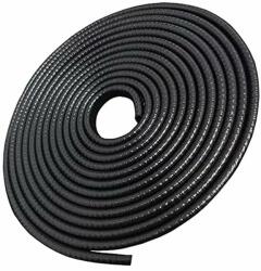 AVEX Banda flexibila pentru protectie contur portiere auto, profil "U", lungime 5m, culoare Neagra