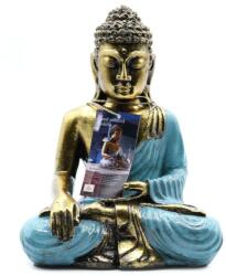 Kék és arany Buddha - nagy (RBud-11)