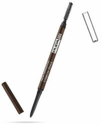 Pupa Automata szemöldökceruza fésűvel (High Definition Eyebrow Pencil) 0, 9 g (árnyalat 003 Dark Brown)
