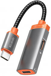 Mcdodo Cablu Adaptor Mcdodo USB-C la 2x USB-C cu DAC pentru Samsung Apple Huawei Xiaomi OPPO Oryx Series 0 1M (CA-0520)